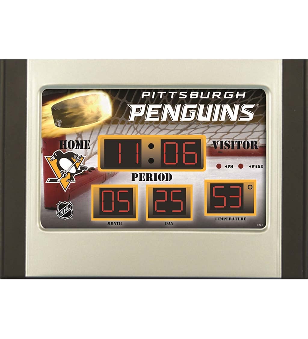 Pittsburgh Penguins Scoreboard Alarm Clock