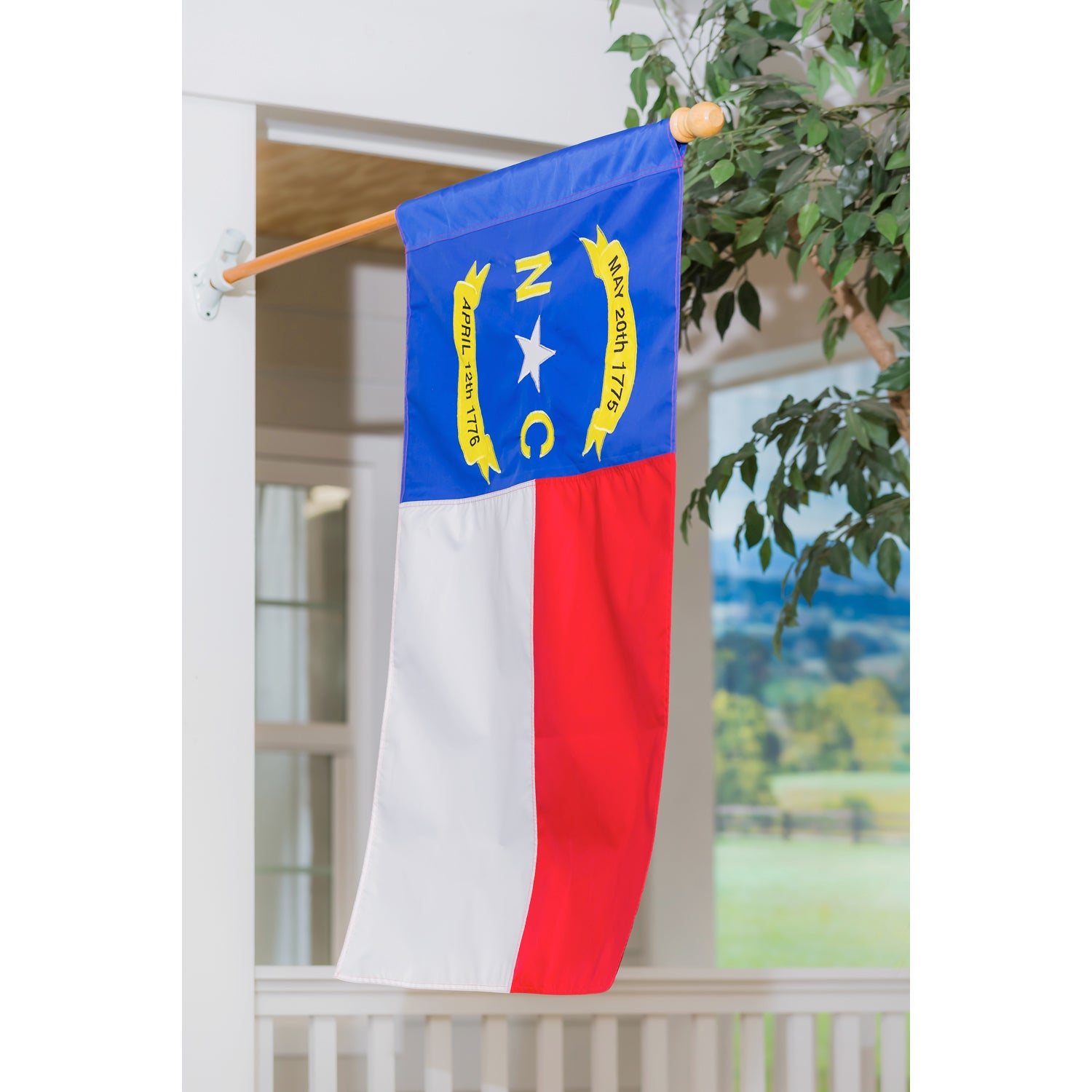North Carolina State Applique House Flag