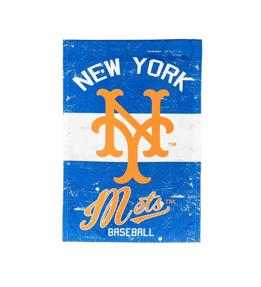 New York Mets Vintage Linen House Flag