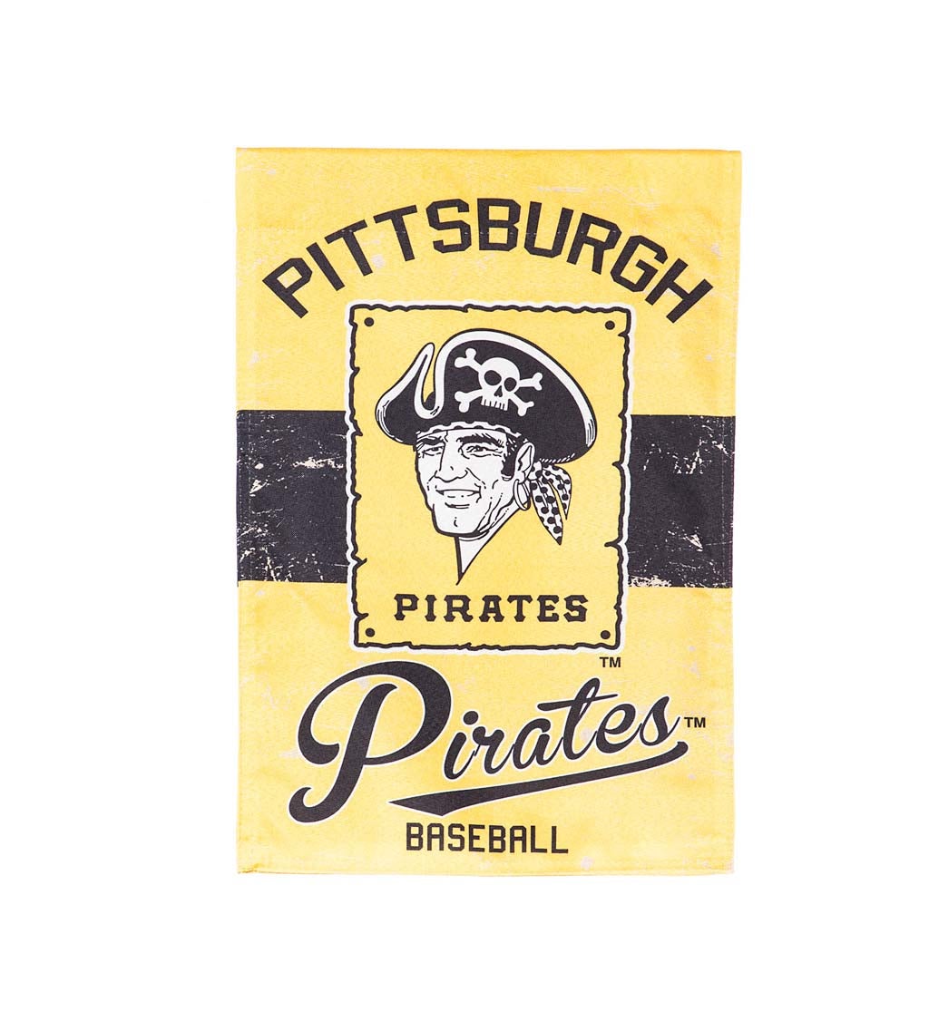 Pittsburgh Pirates Vintage Linen House Flag