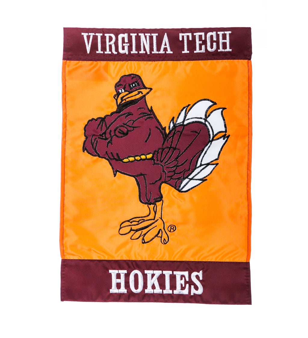 Virginia Tech Hokies Silk Reflections Garden Flag