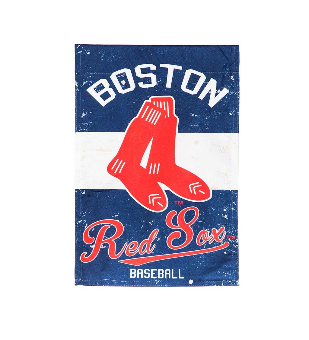 Boston Red Sox, Vintage Linen Garden Flag