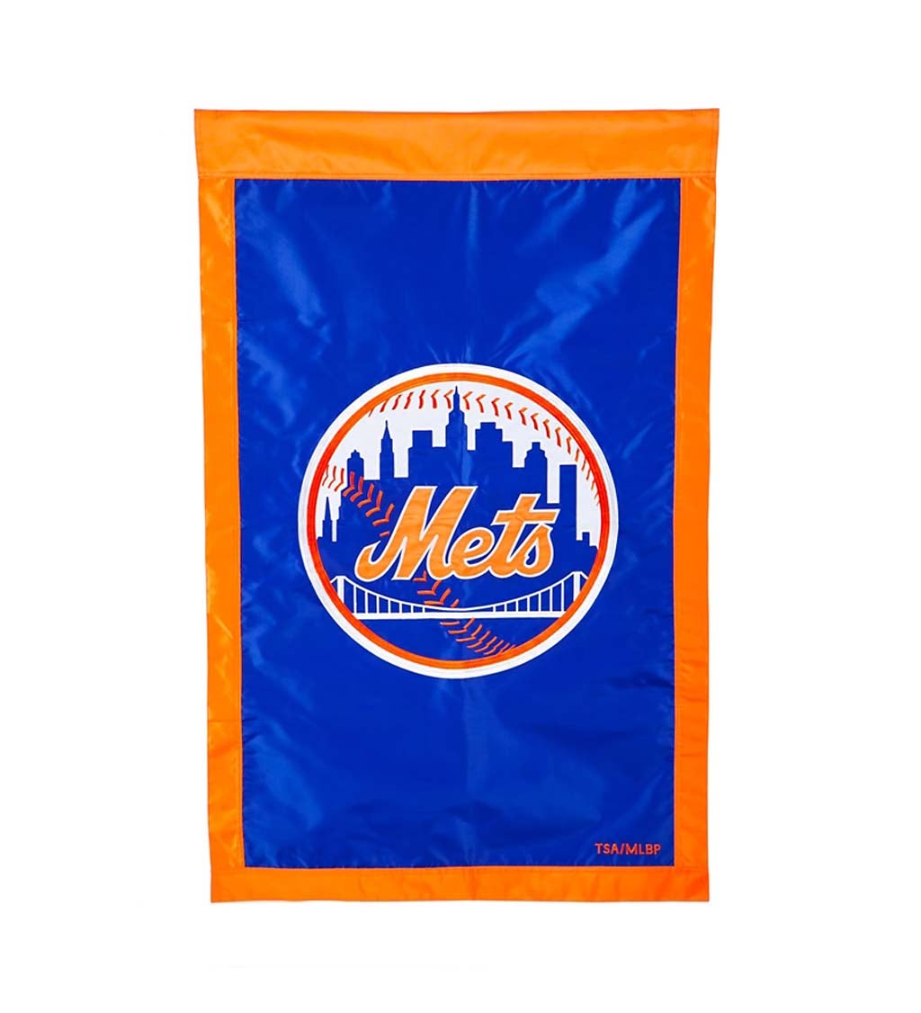 New York Mets Appliqué House Flag