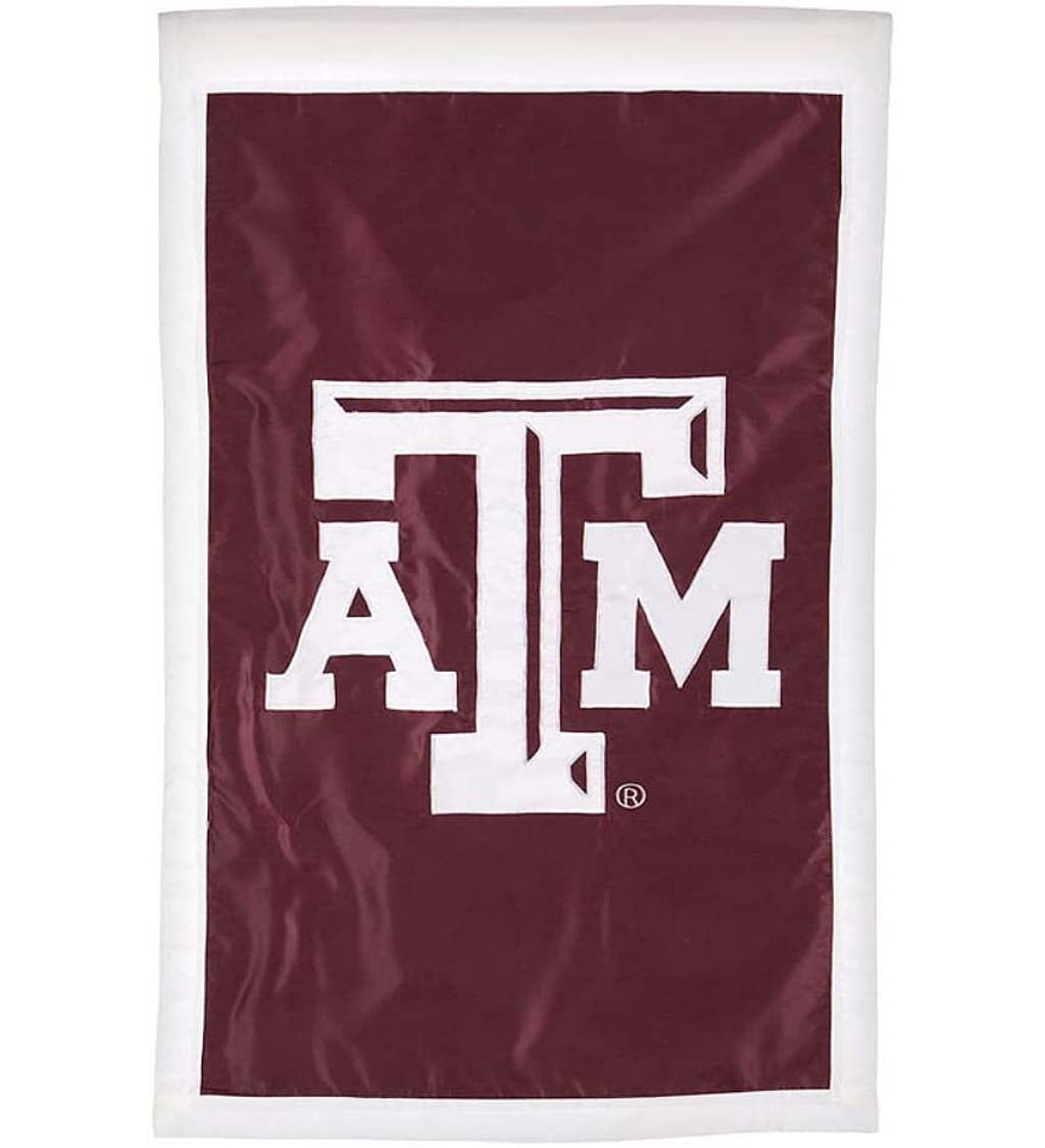 Texas A&M Aggies Logo Applique House Flag