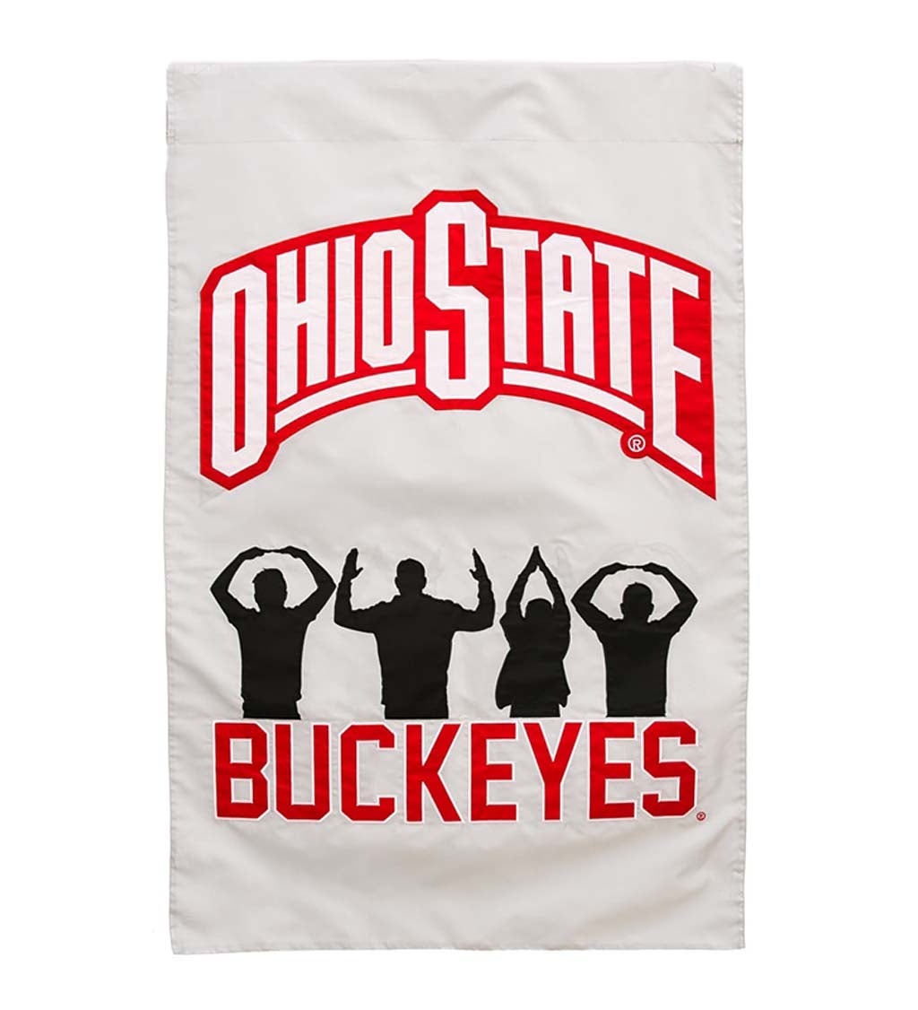 Team Sports America Ohio State Applique House Flag, 29 x 43 inches