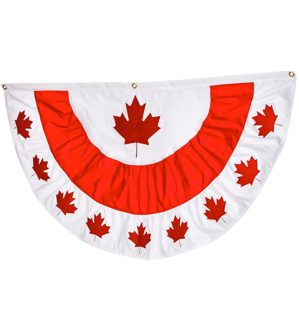 Canada Patriotic Applique Bunting
