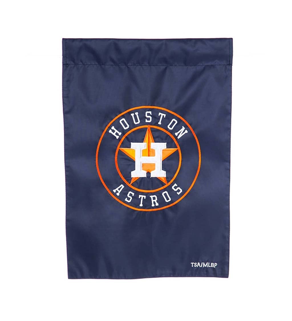 Houston Astros Appliqué Garden Flag