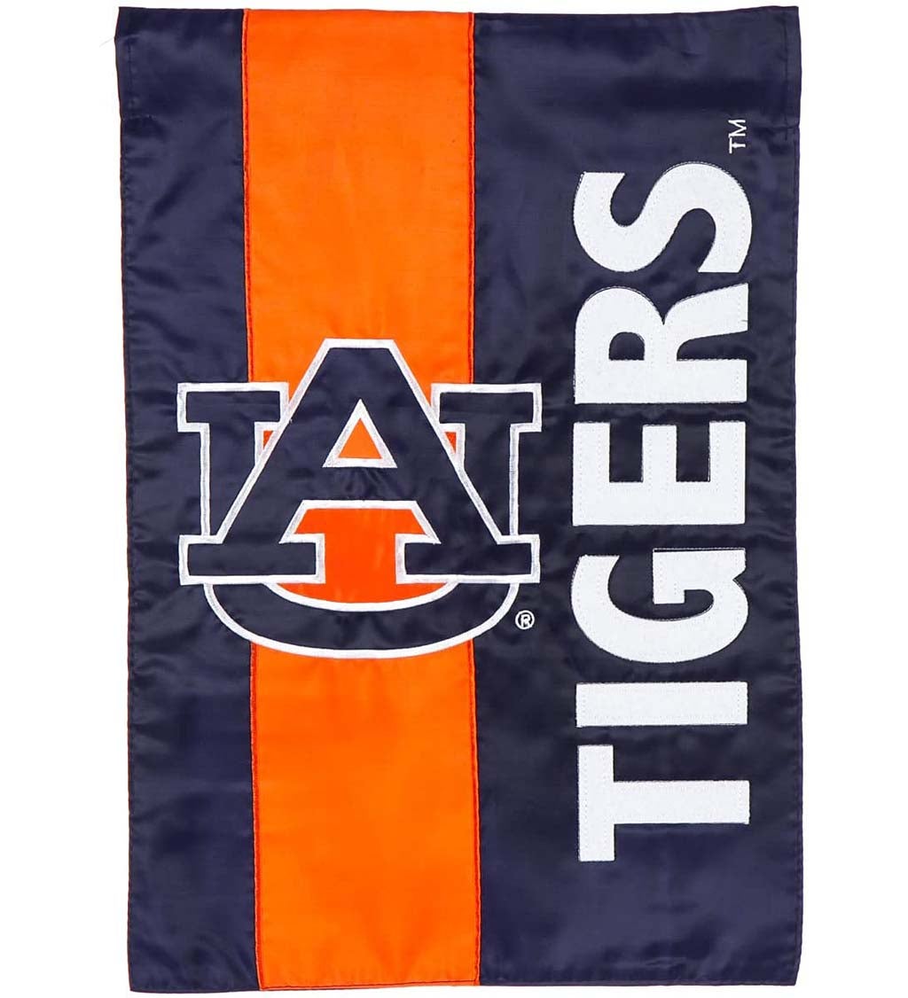 Auburn University Mixed-Material Embellished Appliqué Garden Flag