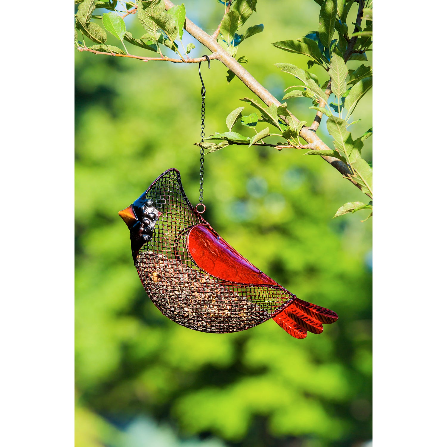 Cardinal Mesh Bird Feeder