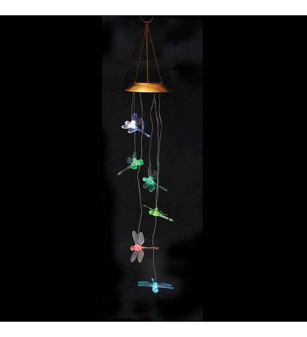 Dragonfly Solar Mobile Wind Chime