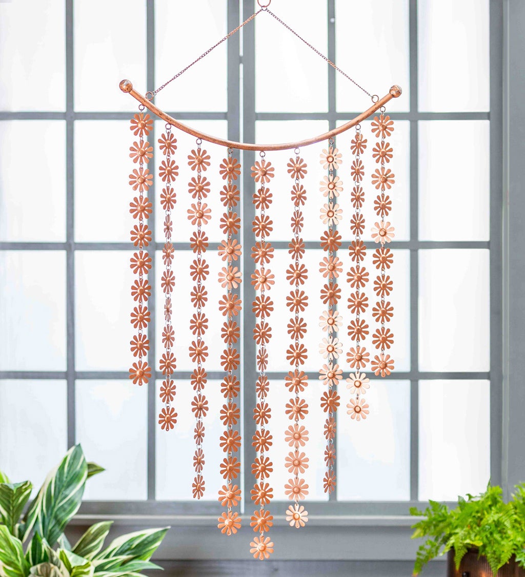 Artisan Floral Mosaic Wind Chime