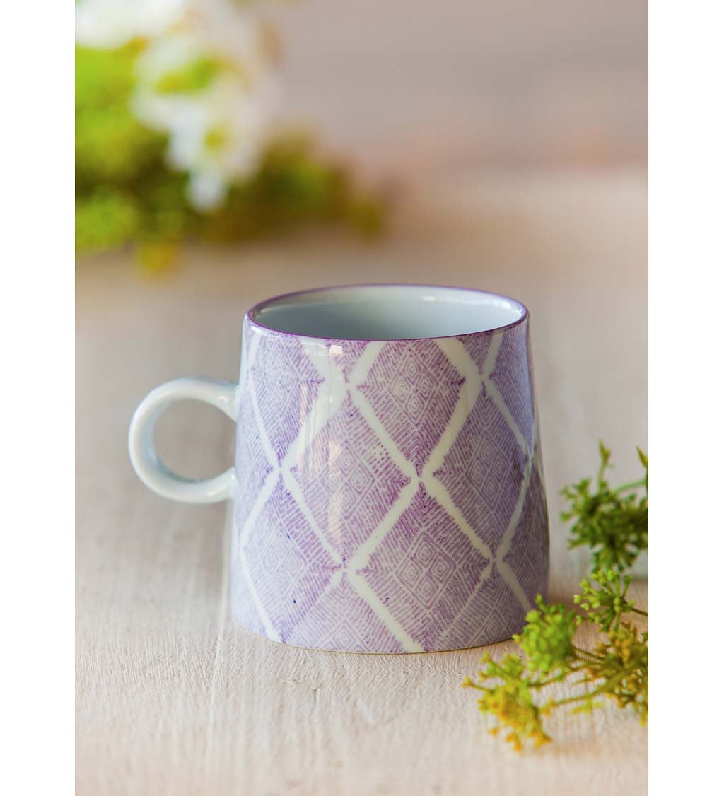 Purple Capri 10-oz Ceramic Coffee Cup