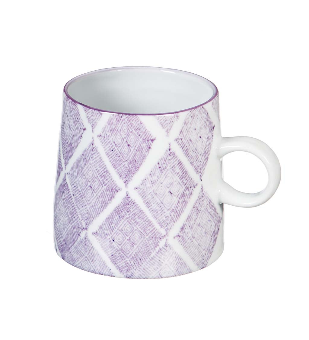 Purple Capri 10-oz Ceramic Coffee Cup