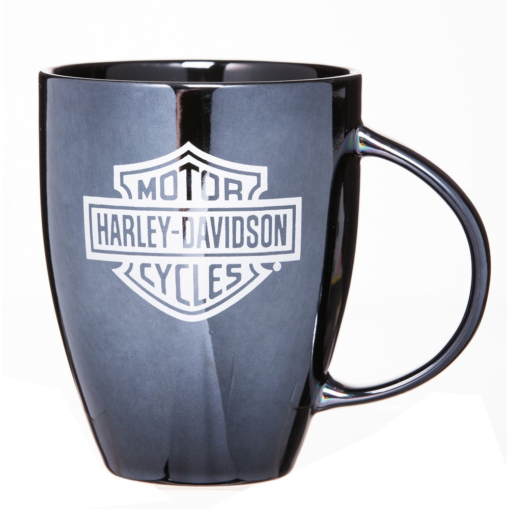 Harley Davidson Bar and Shield Bistro Lustre Coffee Mug, 18 ounces