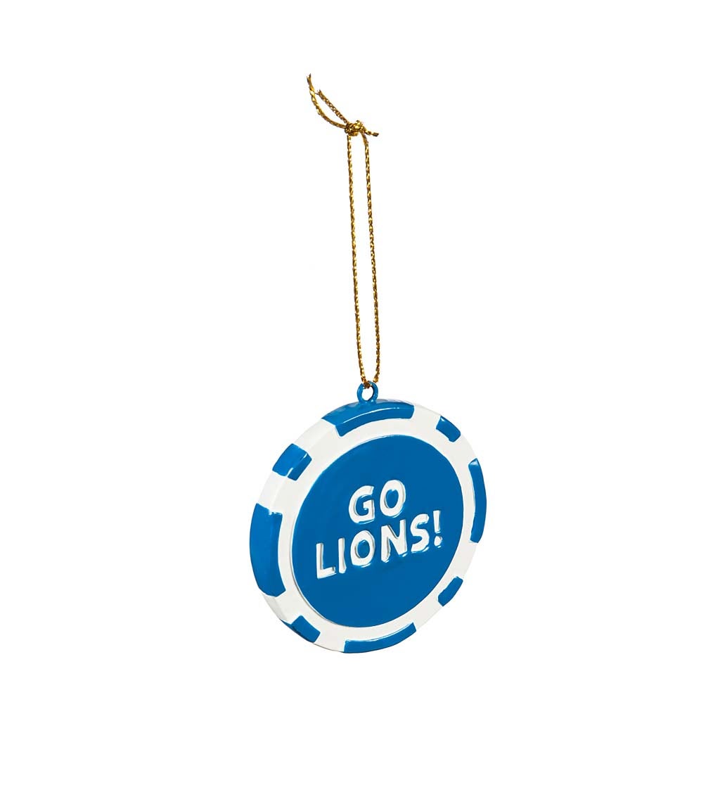 Detroit Lions Game Chip Ornament