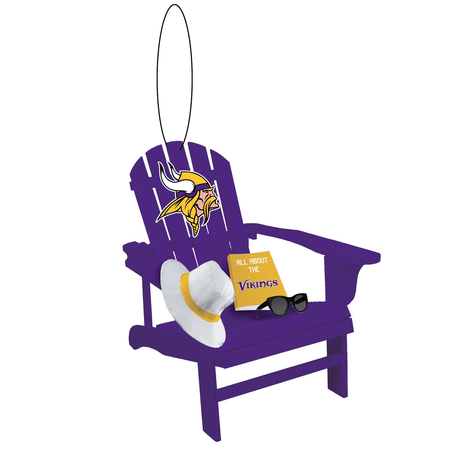 Minnesota Vikings Adirondack Chair Ornament