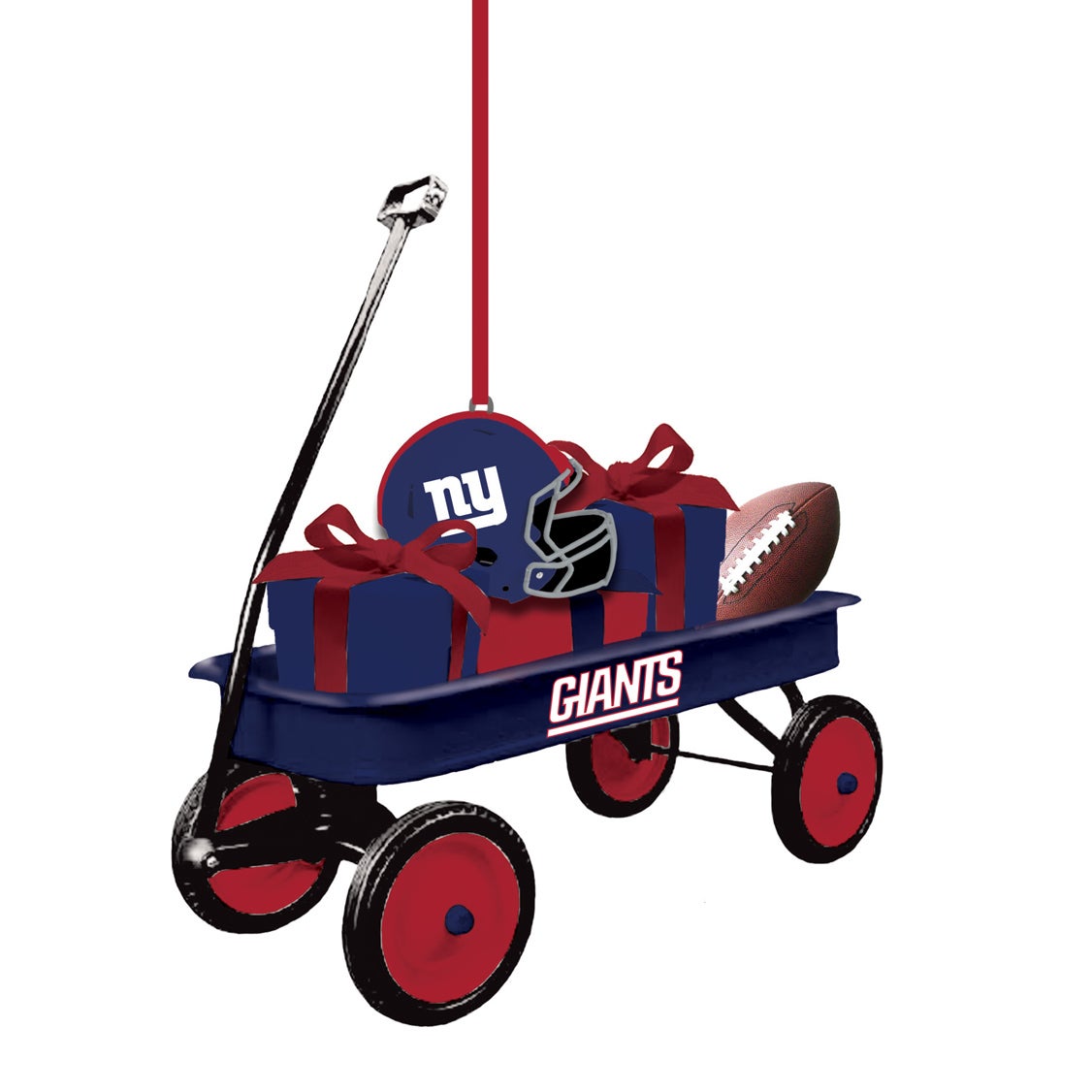 New York Giants Team Wagon Ornament