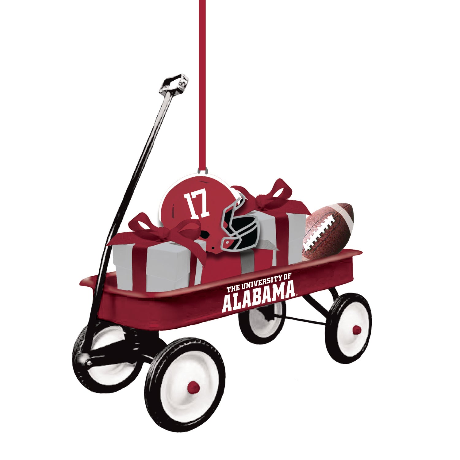 University of Alabama Team Wagon Ornament