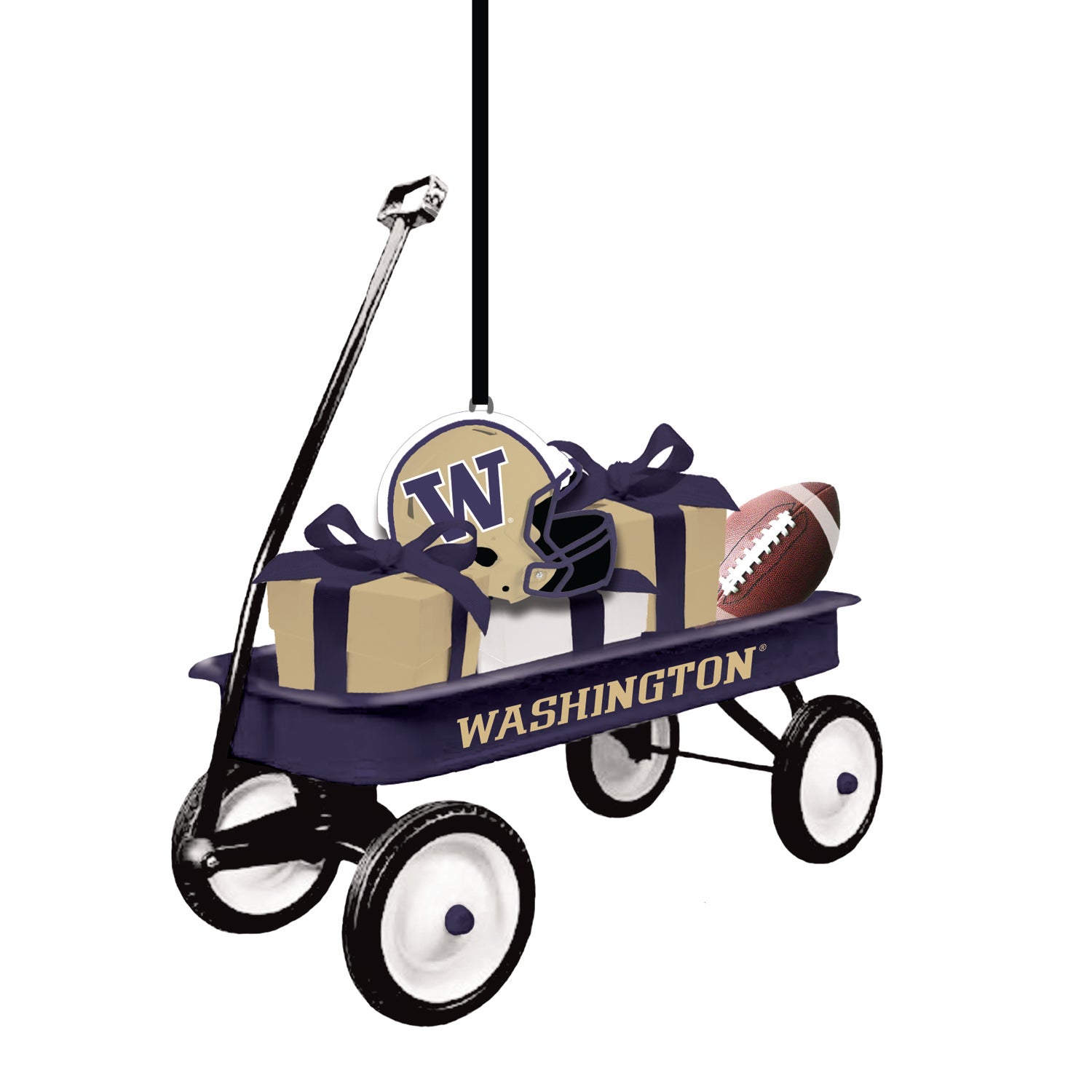 University of Washington Team Wagon Ornament