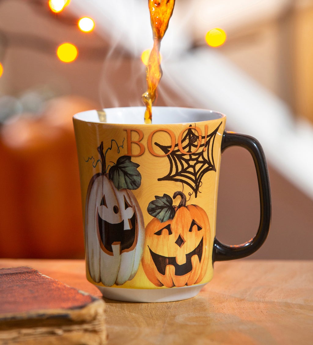 Cup of Awesome, 14 Oz, Boo Pumpkins