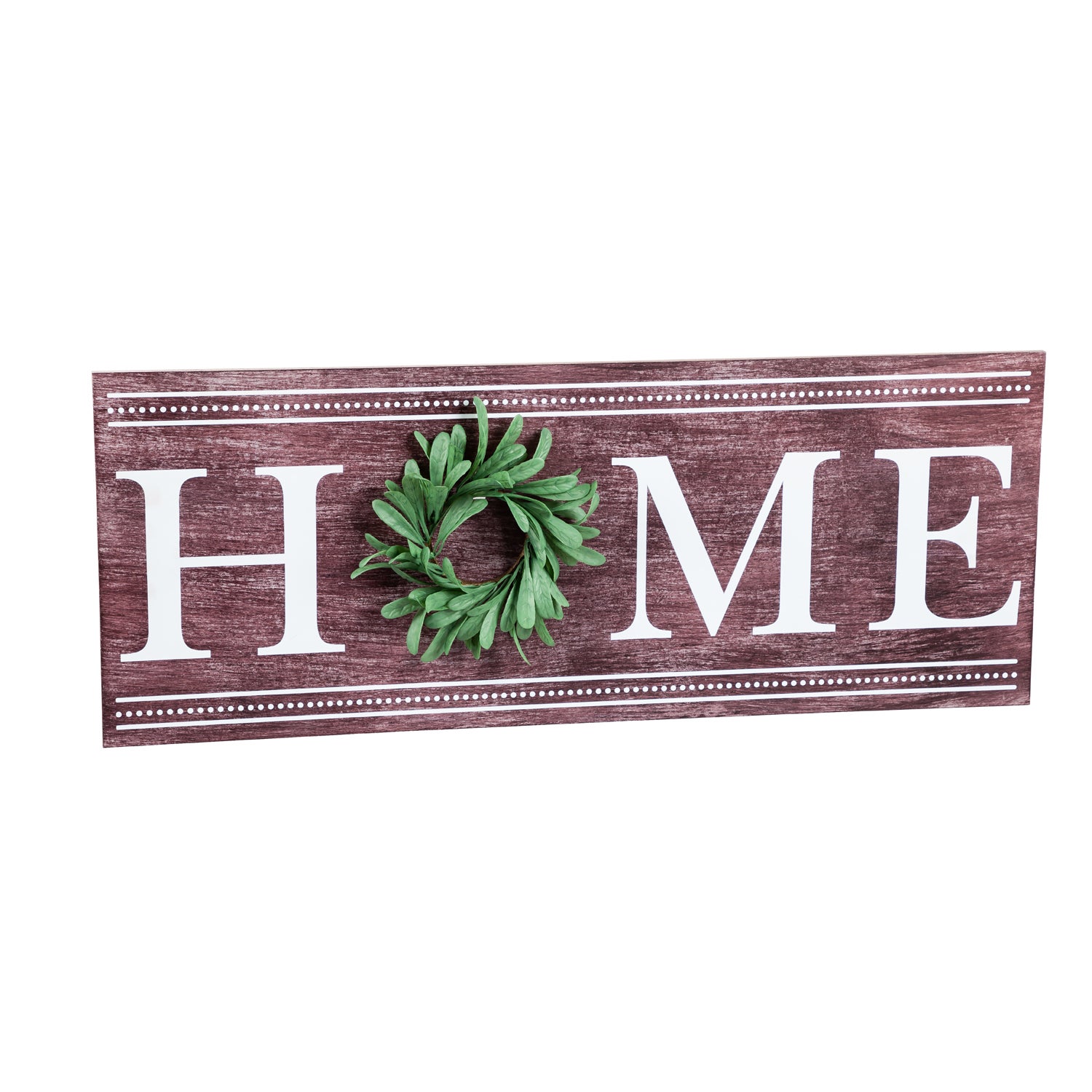 Home Seasonal Wreath Interchangeable Wall Sign