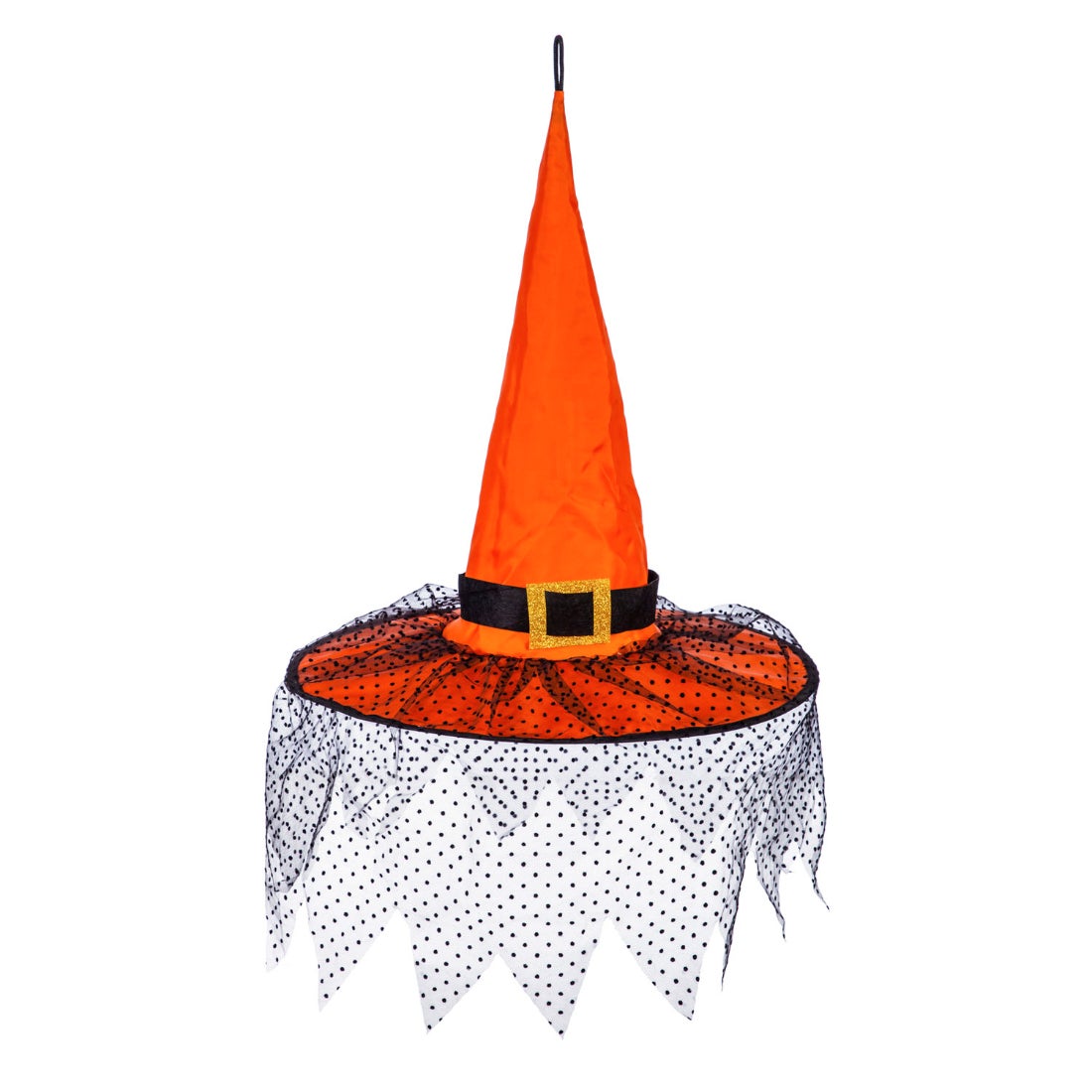 Orange Witch Hat 3D Chasing Light Hanging Décor