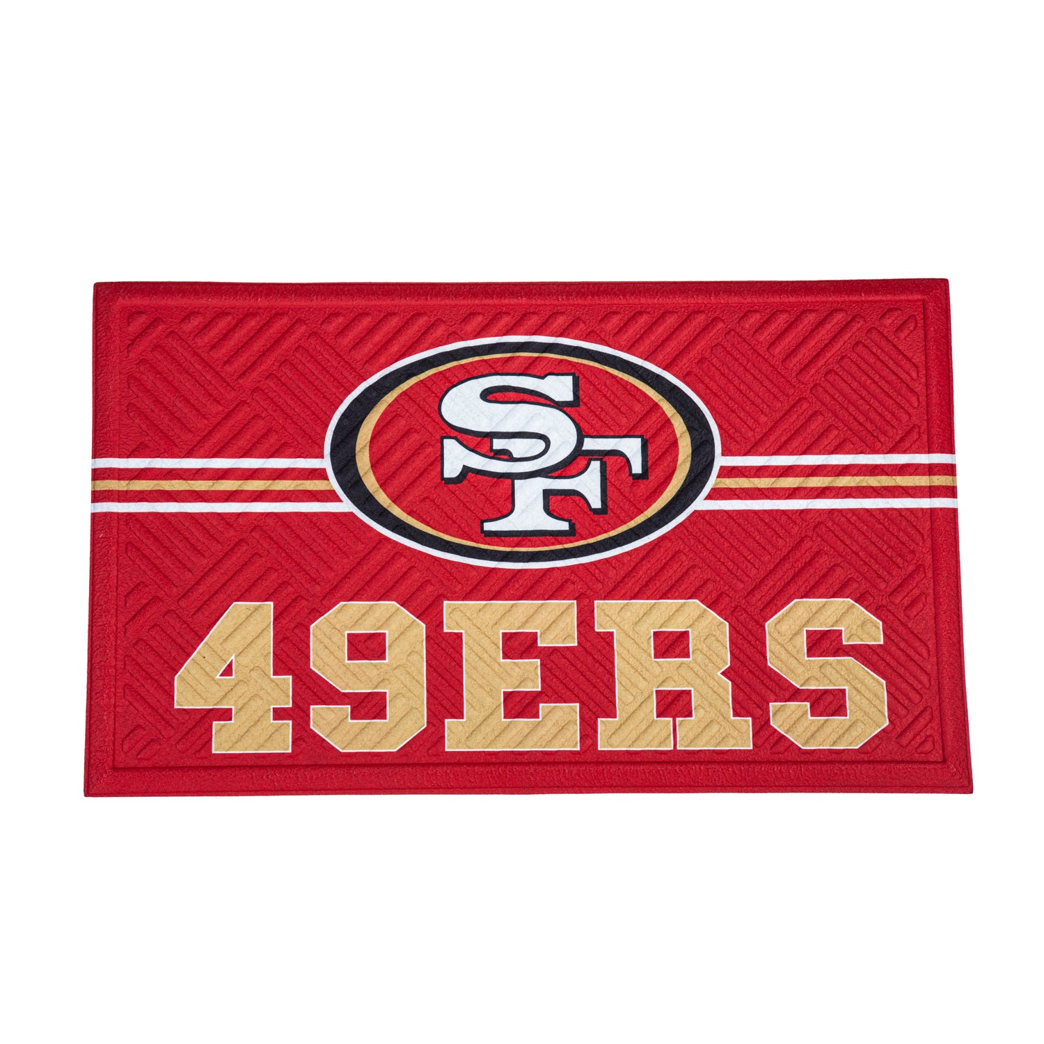 San Francisco 49ers Embossed Floor Mat, 30" x 18"