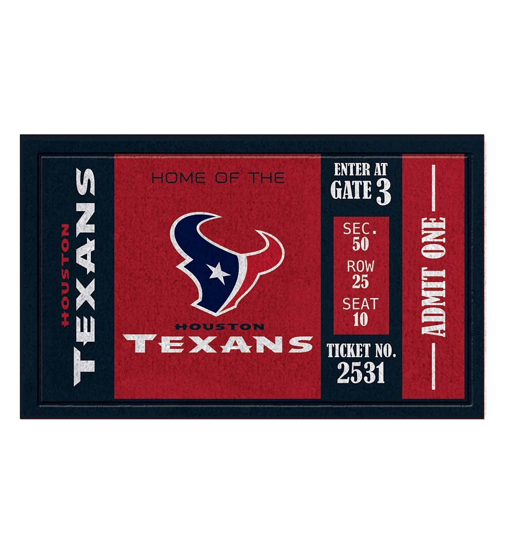 Houston Texans Turf Mat, 30" x 18"
