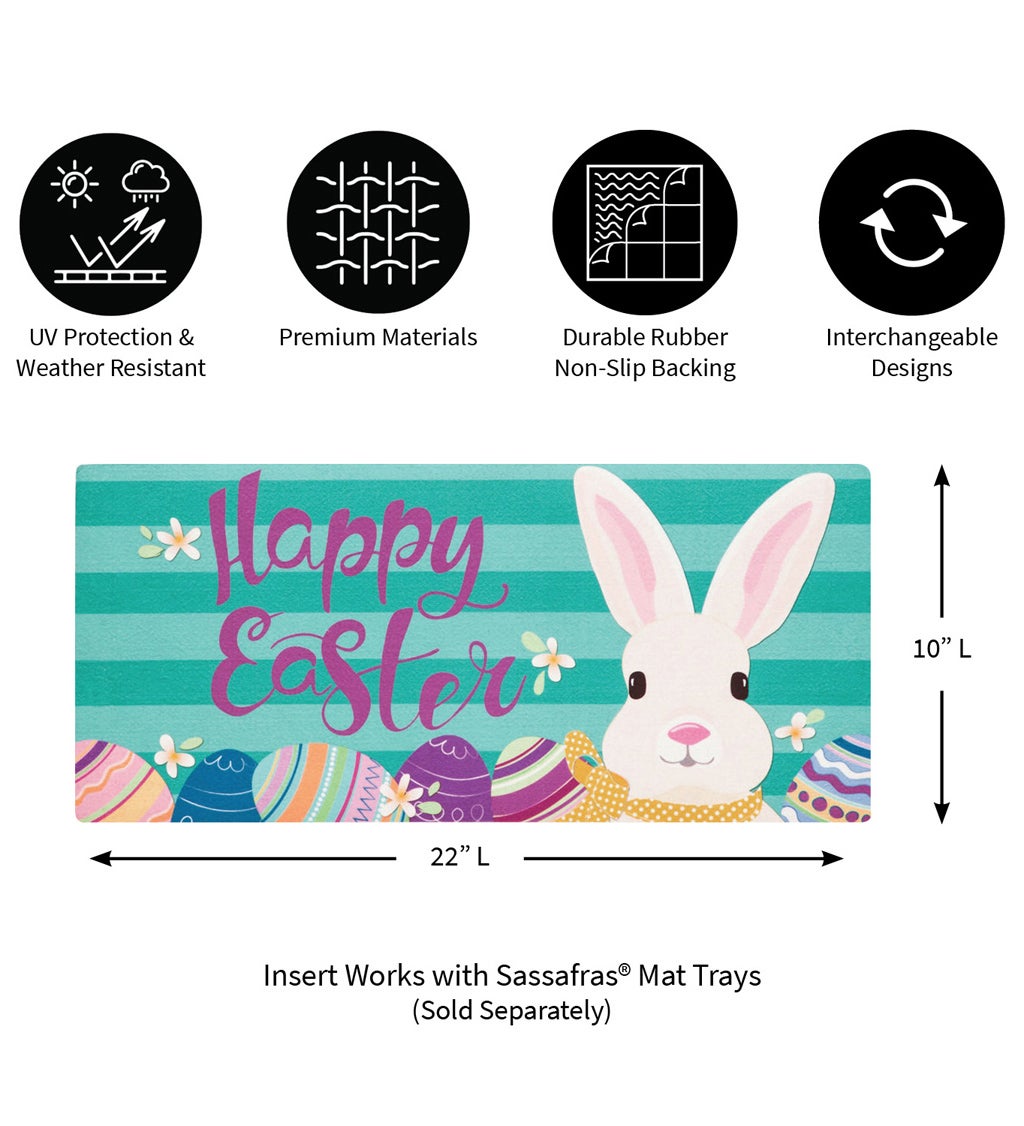 Easter Bunny Sassafras Switch Mat, 22" x 10"