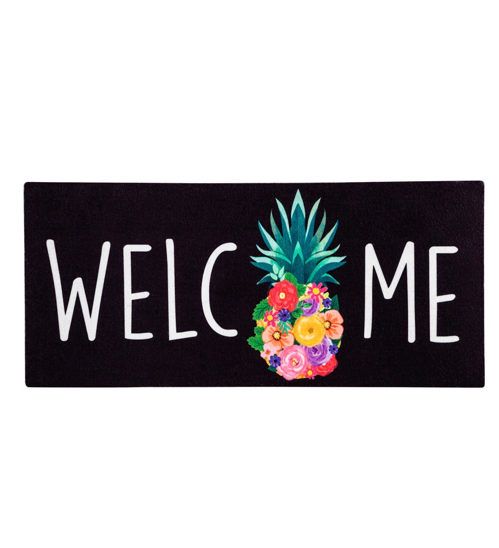 Welcome Color Floral Pineapple Sassafras Switch Mat