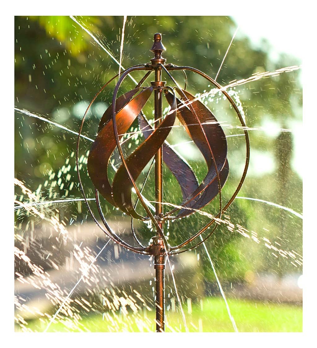 Copper Hydro Kinetic Wind Spinner