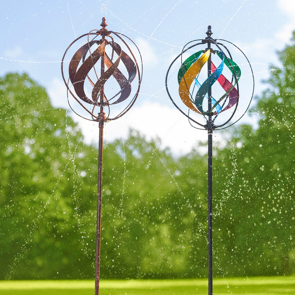 Multi-Colored Hydro Kinetic Wind Spinner