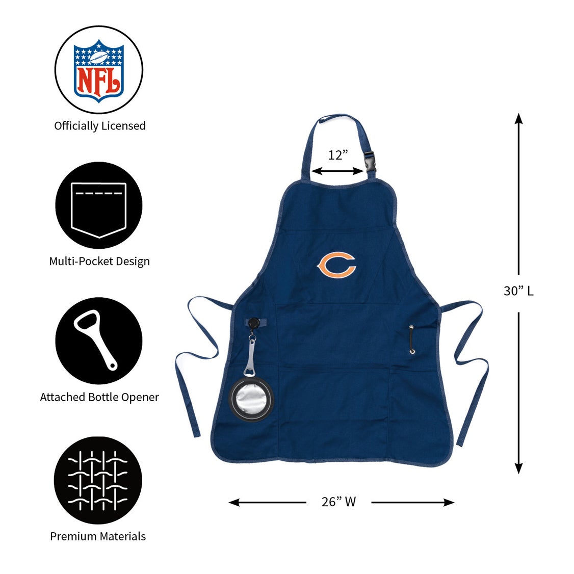 Chicago Bears Grilling Apron