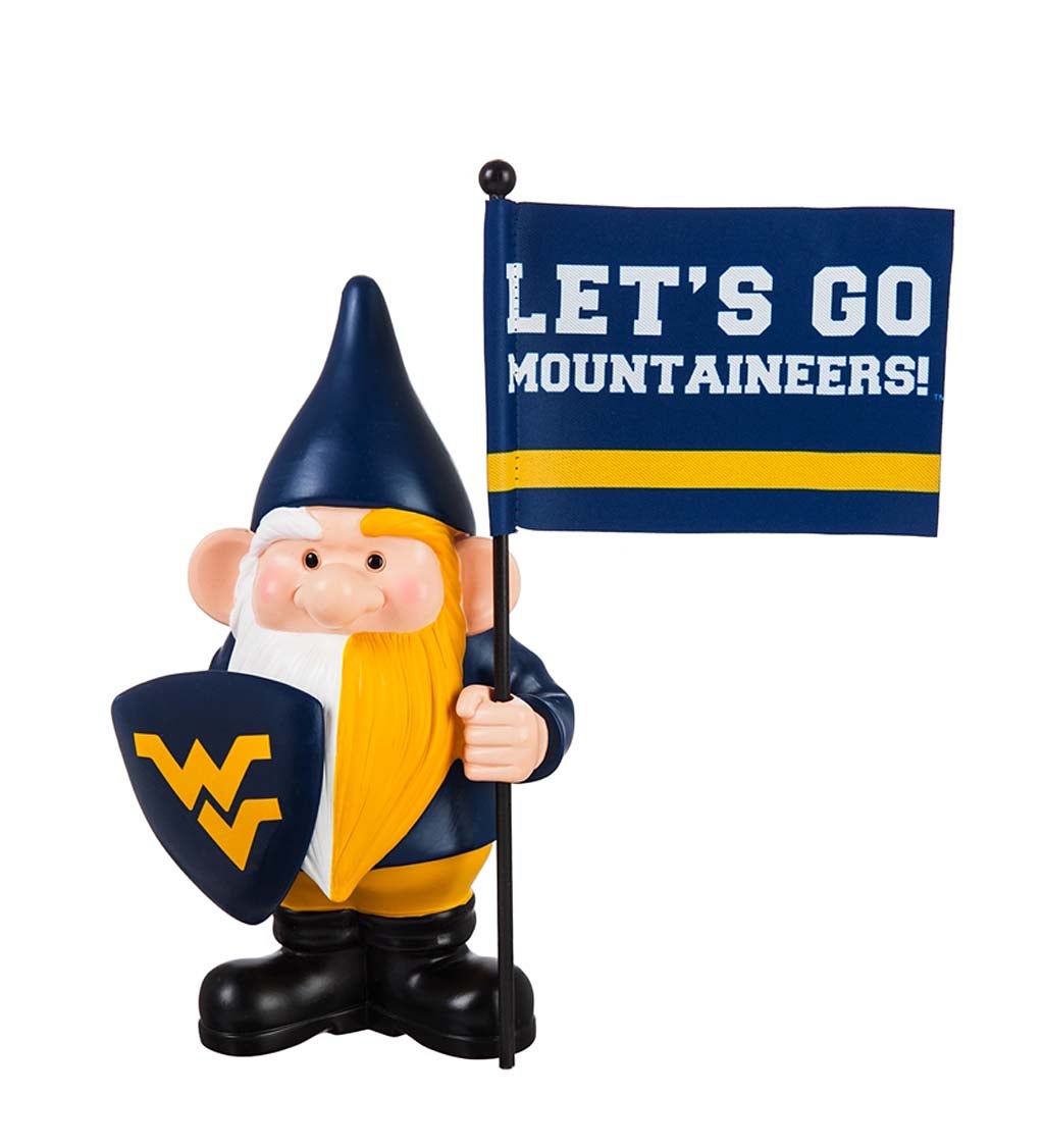 West Virginia University Flag Holder Gnome