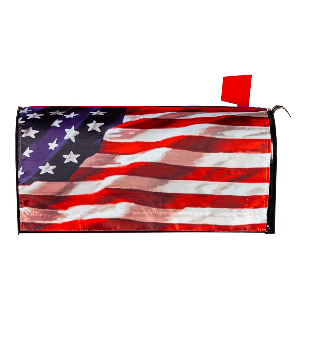 America in Motion Mailbox Cover