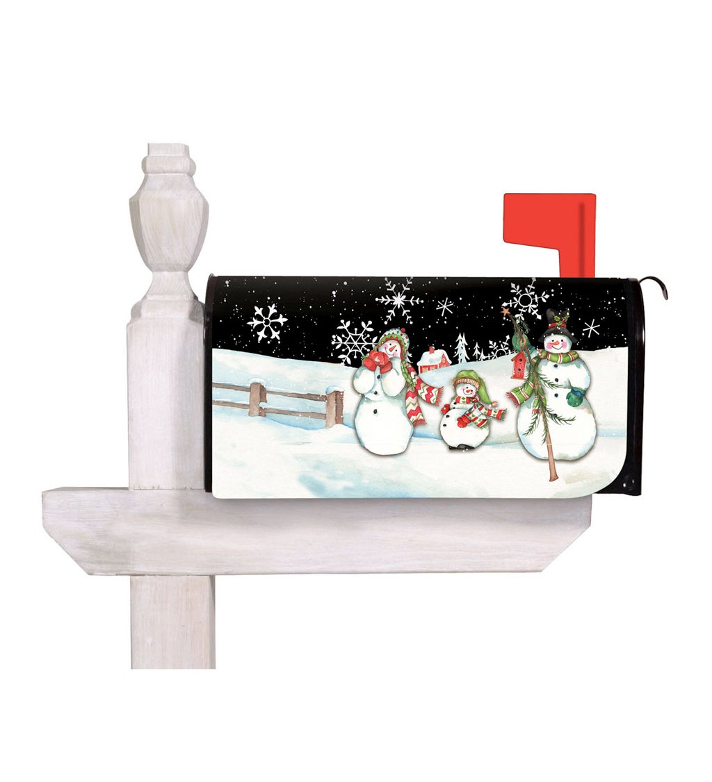 Snowman Holiday Mailbox Cover