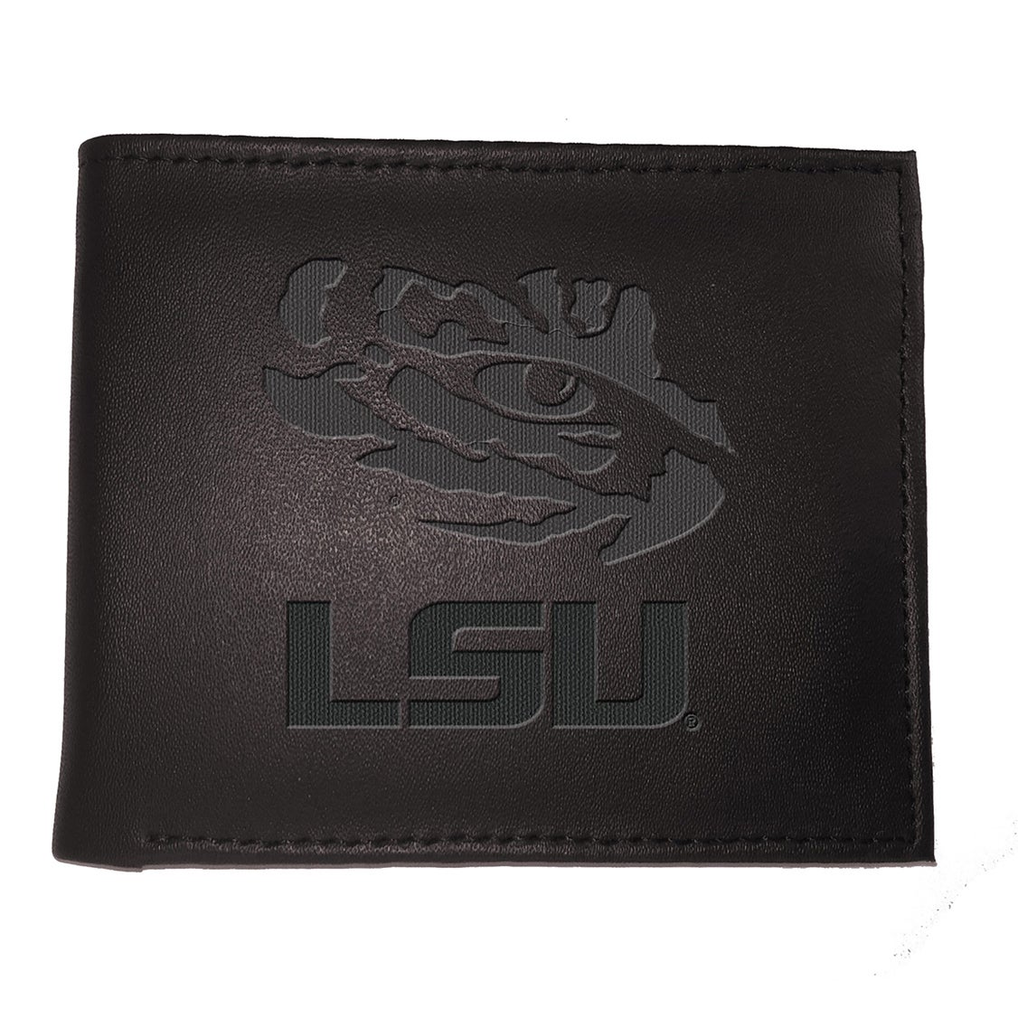Louisiana State University Bi-Fold Leather Wallet