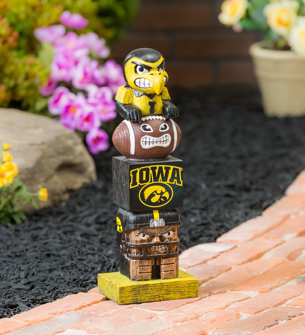 University of Iowa Team Garden Statue