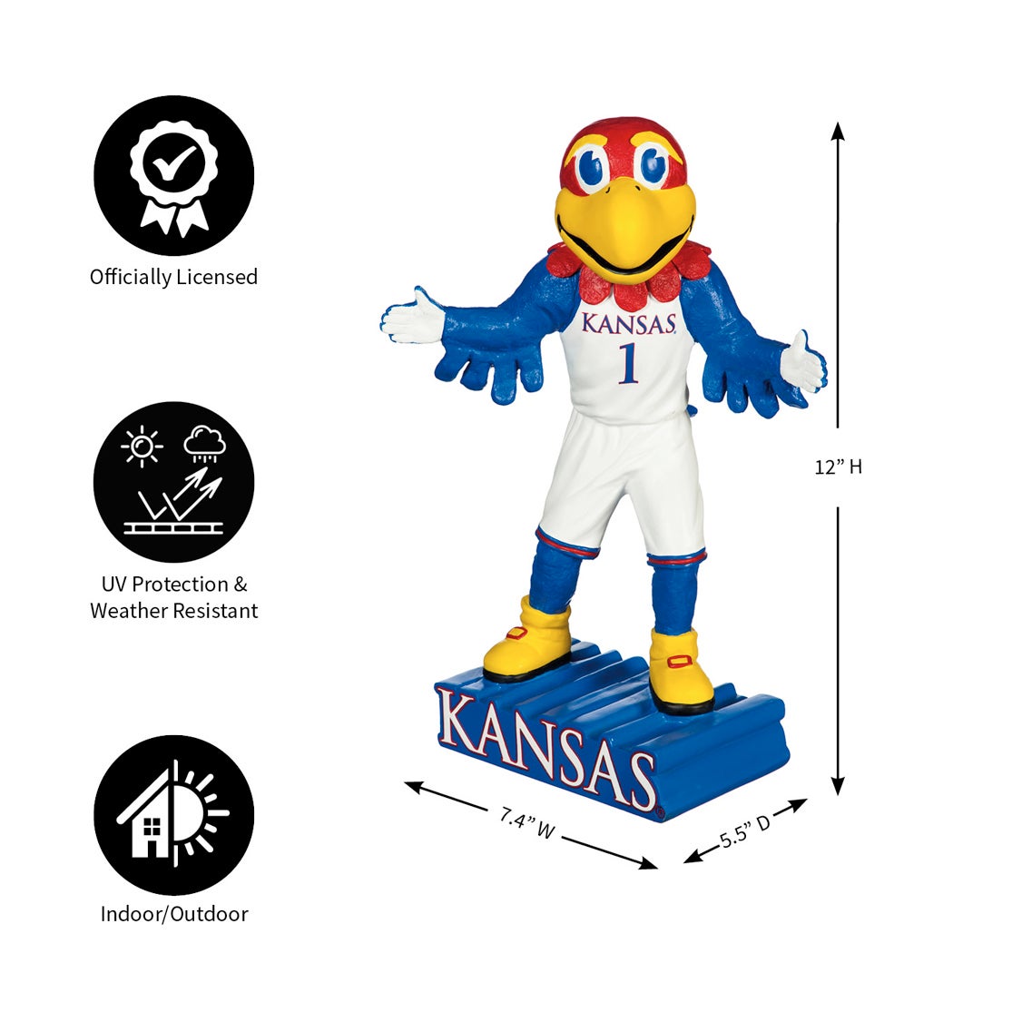 University of Kansas Mascot Statue