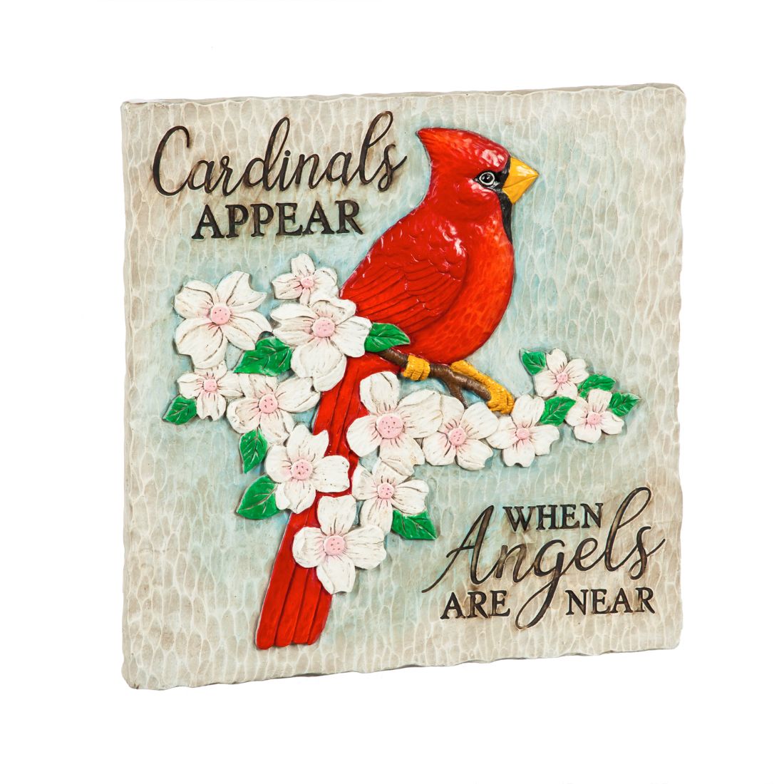 Cardinals Appear when Angels are Near Garden Stone