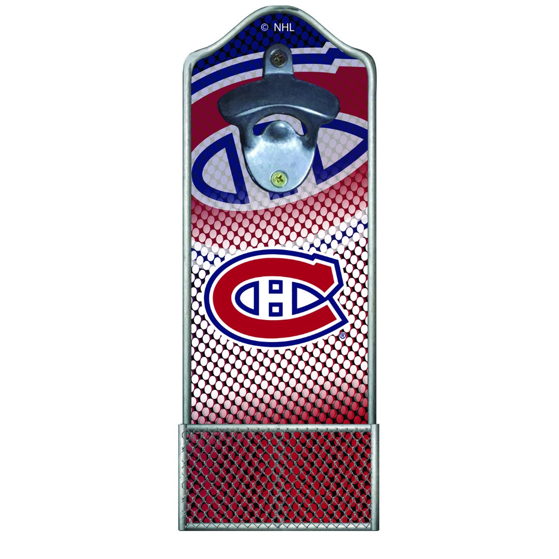 Montreal Canadiens Bottle Opener Cap Caddy