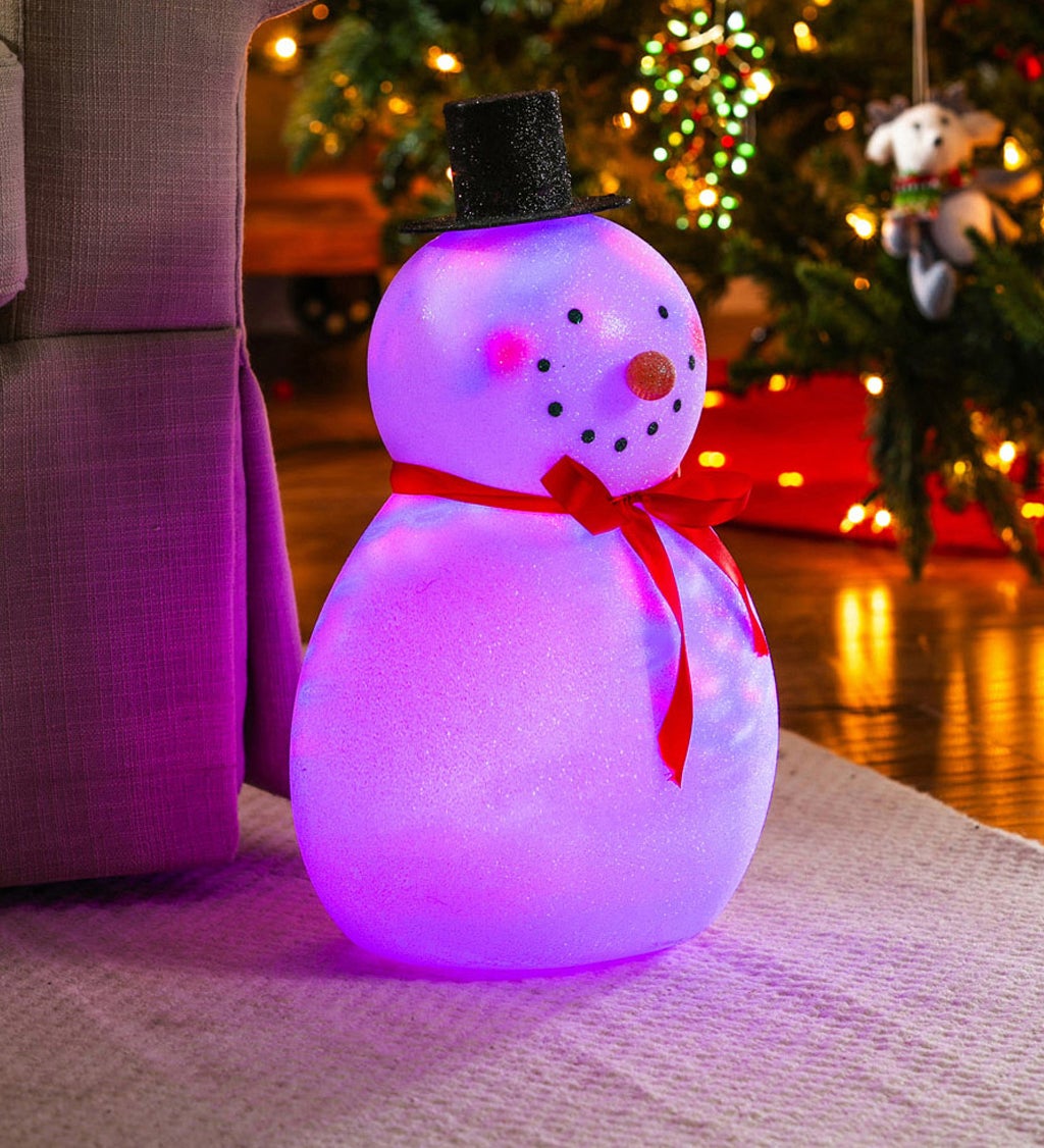 17'' Snowman LED Acrylic Table Décor
