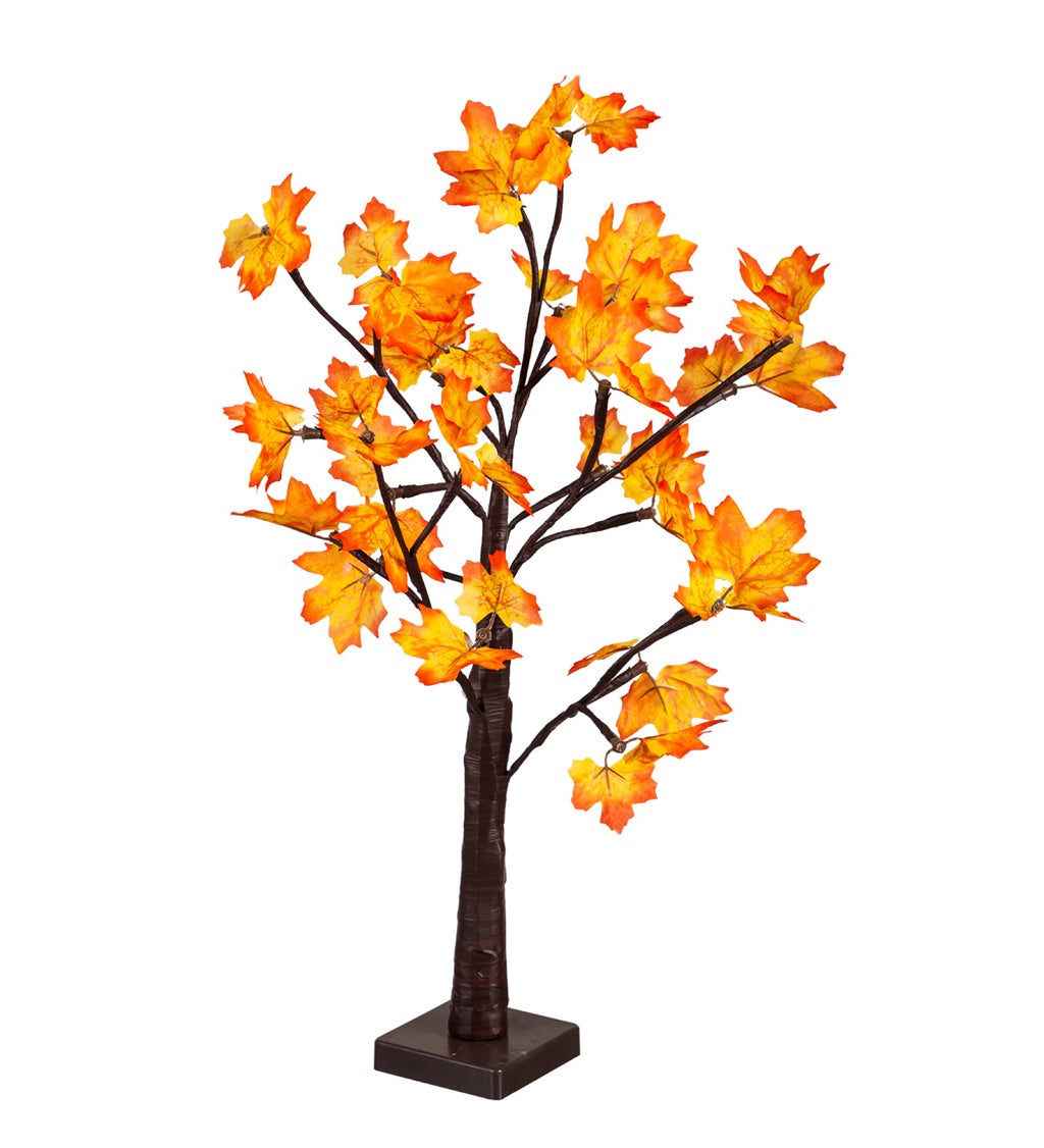 24" LED Maple Tree with 24 Lights Table Decor