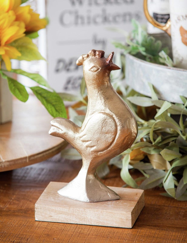 Decorative Rooster on Stand