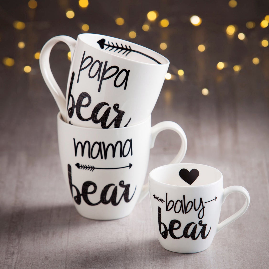 Bear Family Ceramic Cup O' Java Gift Set