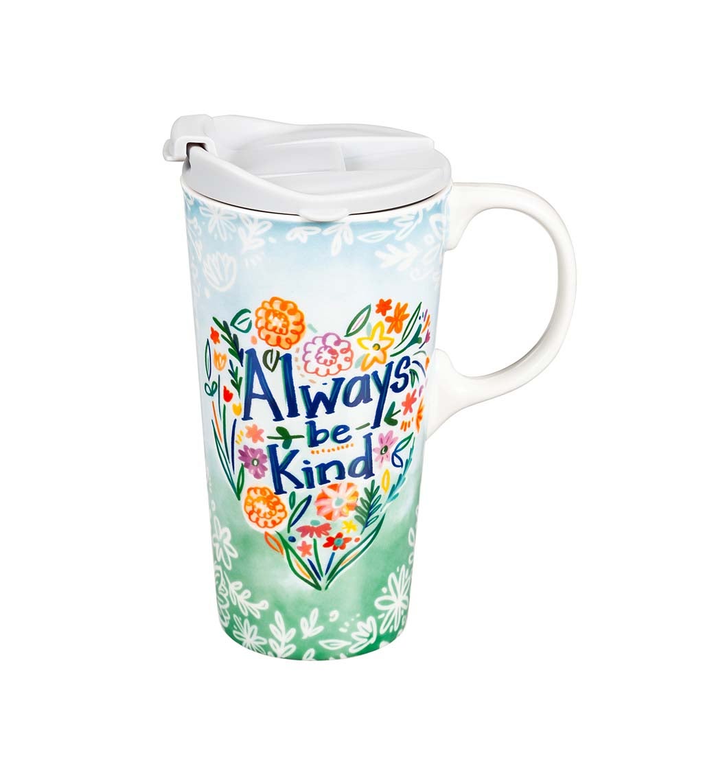 Ceramic 17 oz. Cup and Puzzle Gift Set, Hope&Kindness