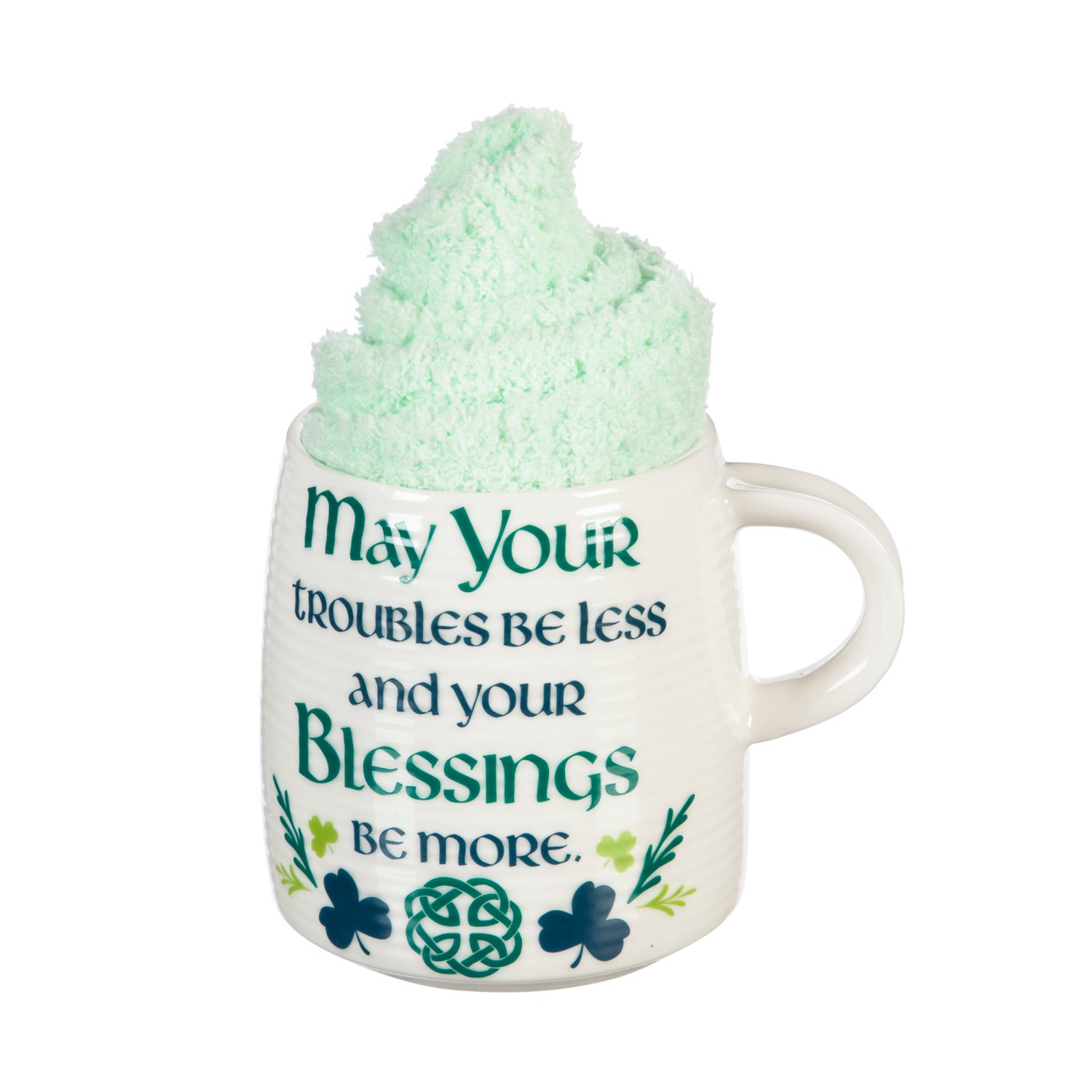 Celtic Memories Ceramic Cup and Sock Gift Set